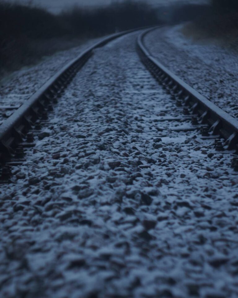 The empty and quietness of a lonly rail track #photography #mirrorless #sony #nex5 #snow #helios44 #…