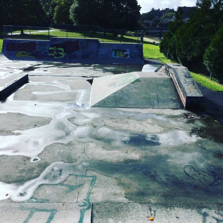 The park is wet sad times looks like Street today #skate #skatepark #bmx