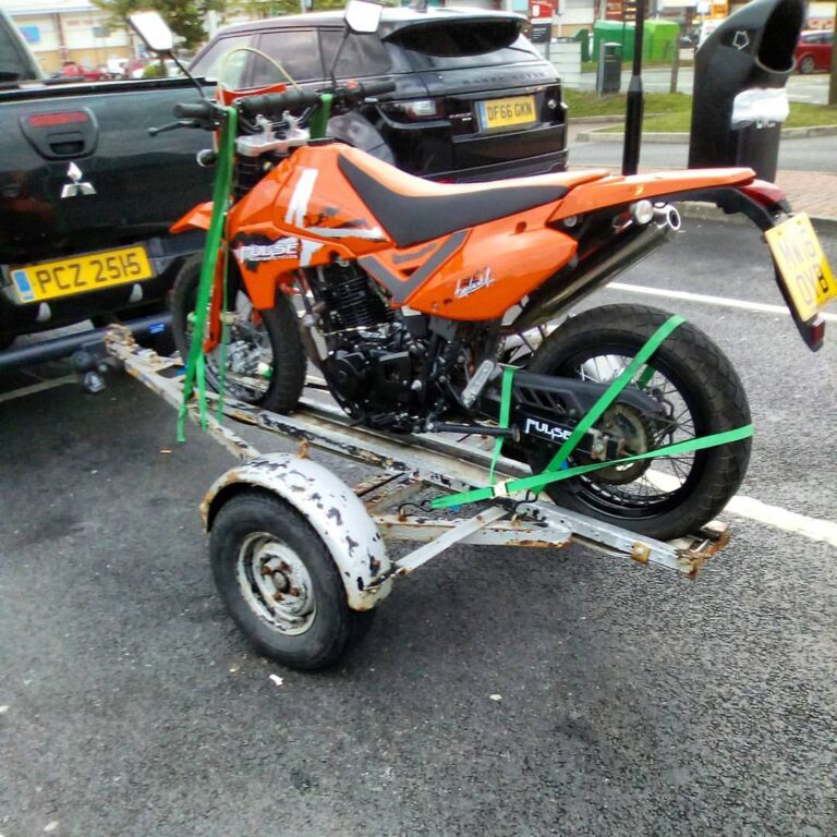 Just picked up the new bike couldn't be more happy #supermoto #lexmoto #newbike