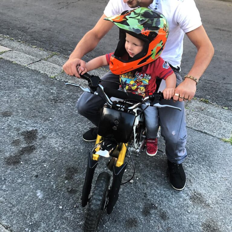 Nephew on a pit bike #pitbike #motorbike #family #nephew