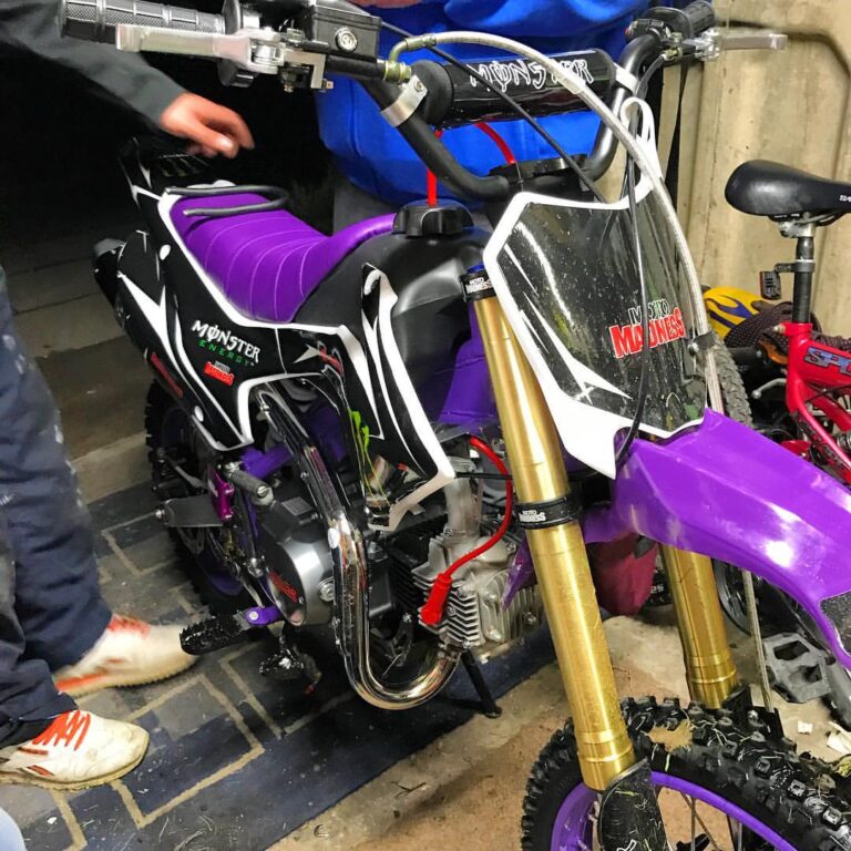 Pitbike number 2 built and hooned #pitbike