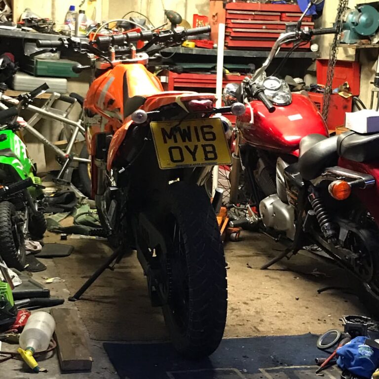 New custom tail tidy for the supermoto swipe for the before #tailtidy #fendereliminator #customfab #…