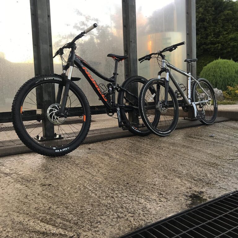 Two freshies #mountainbikes #norco #carrera #clean