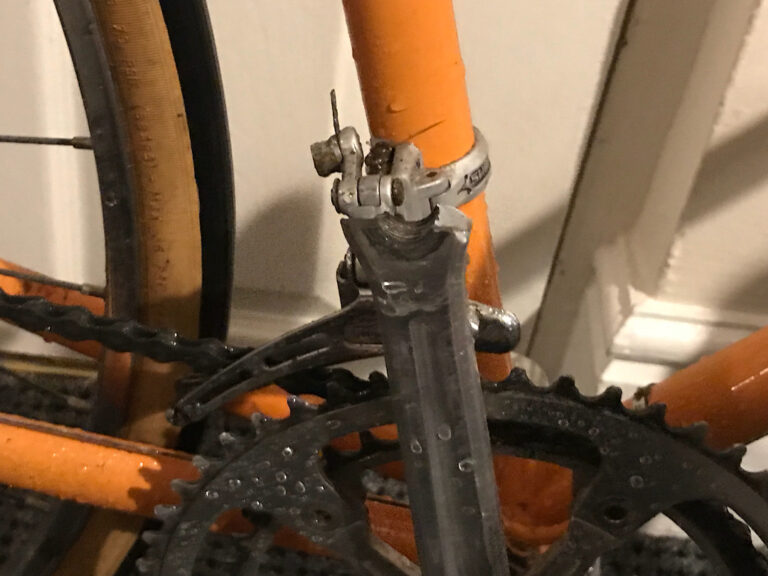 So this happened on my ride today... It looks as if the previous owner cross threaded the pedal so t…
