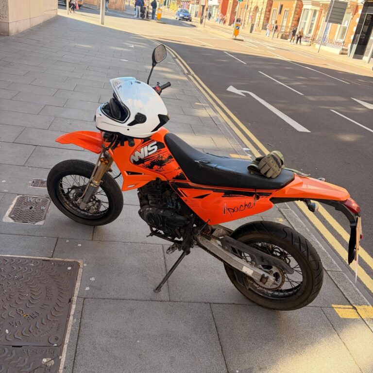 April dump; I locked in at the gym, fixed my motorbike (kinda), bought a new tree and named him Dere…